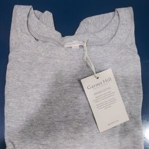 NWT GREY GARNET HILL ORGANIC LONG SLEEVED TEE